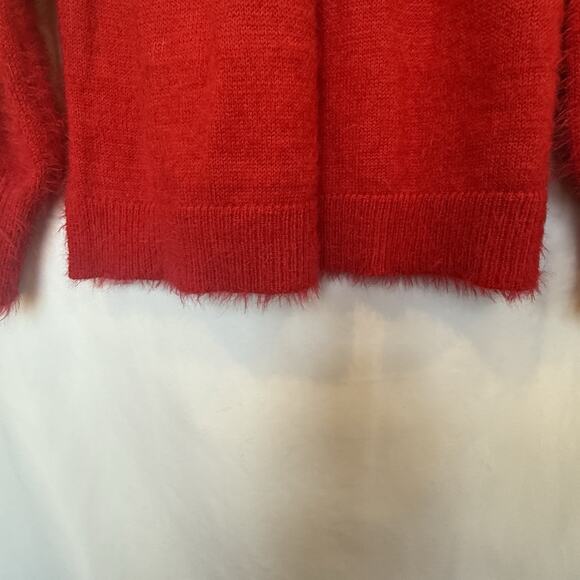 Womens Christmas Fair Isle Sweater Size M Fuzzy Cozy Ugly Holiday Party Festive - Picture 7 of 12